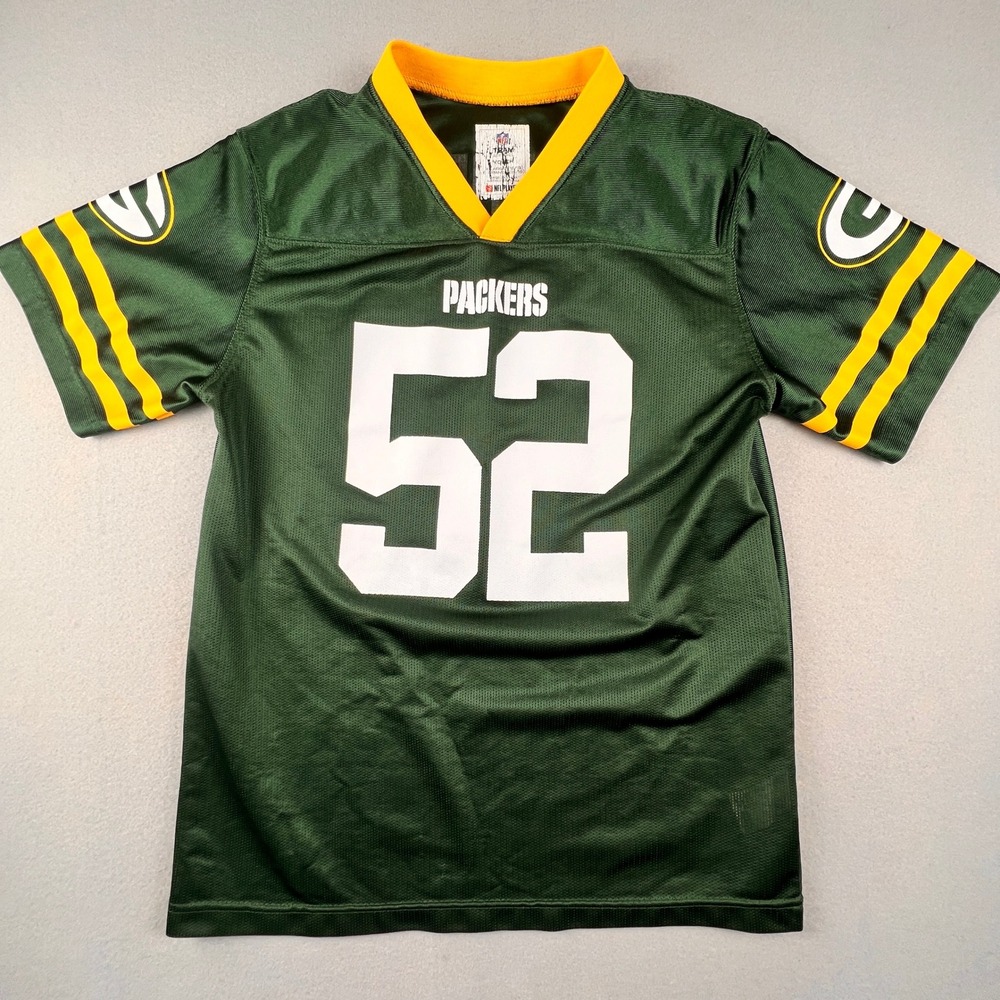 NFL Team Apparel Jersey Youth XL Green Clay Matthews 52 Packers Football Sport